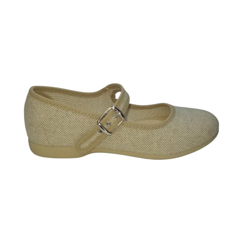 MERCEDITA LINO HEBILLA NATURAL